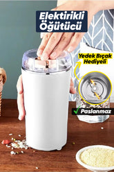 Kahve ve Baharat Öğütücü - Beyaz - DIJITEKS