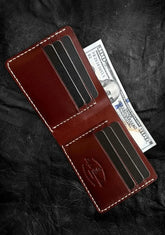Kızıl Vajetal Klasik Deri Cüzdan - DIJITEKS