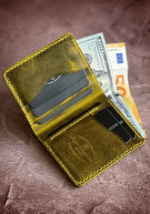 Lime Effect Deri Cüzdan - DIJITEKS