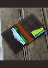 Taba Crazy Deri Kartlık Cüzdan - DIJITEKS