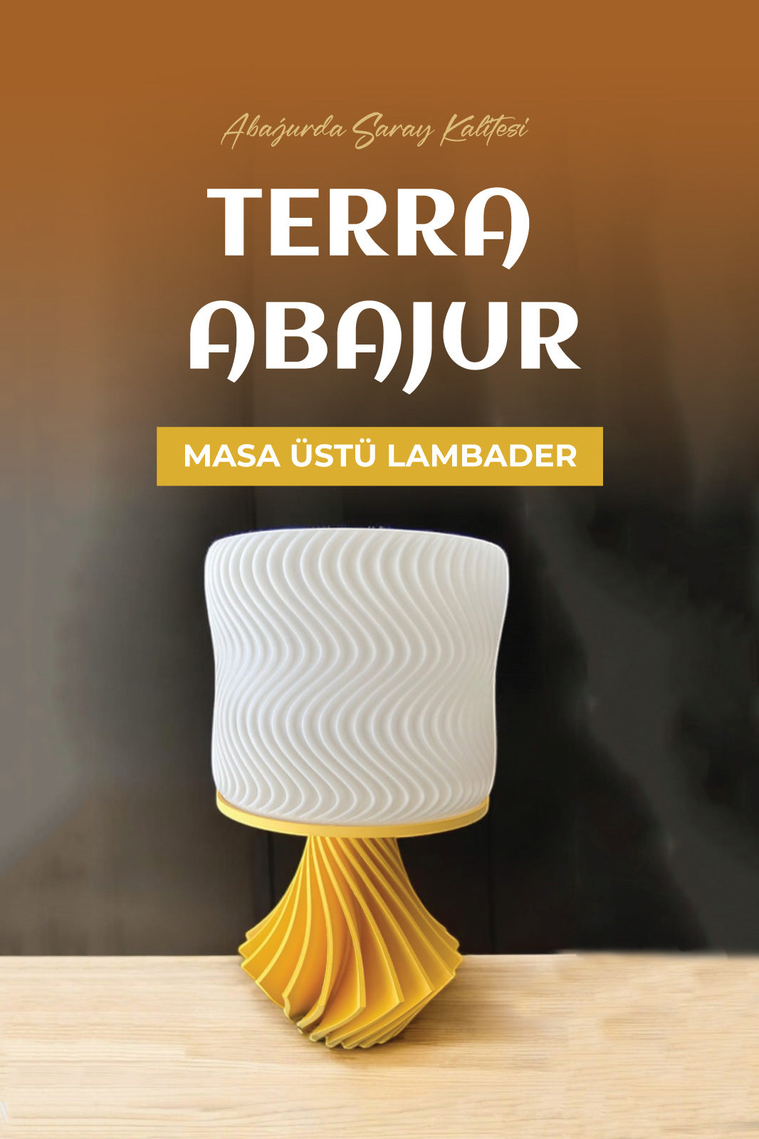 Terra Abajur - Sarı - DIJITEKS