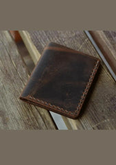 Crazy Leather Minimal Wallet - DIJITEKS