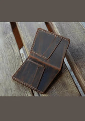 Crazy Leather Minimal Wallet - DIJITEKS