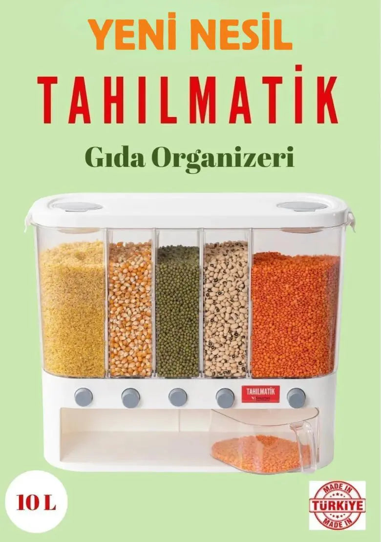 Kuru Gıda ve Bakliyat Organizeri - 10 Litre - DIJITEKS