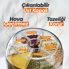 Kuru Gıda ve Bakliyat Organizeri - 6 Litre - DIJITEKS