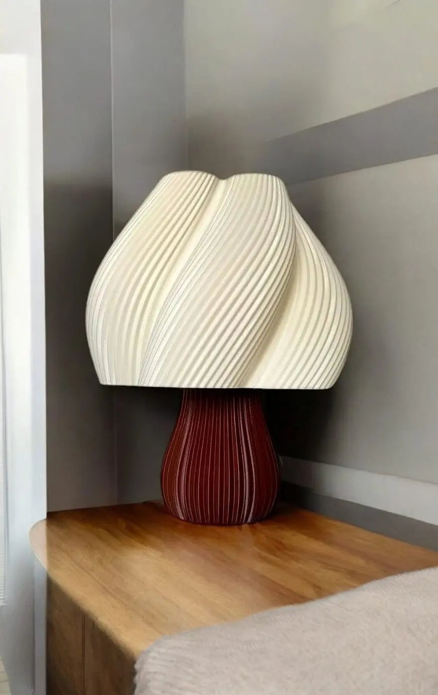 Rocco Lamp Lambader - Modern Abajur - Kahverengi - DIJITEKS